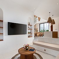 Three bedroom Balangan villa with breathtaking vistas. Villas in Bali for Sale: Vila di dalam Bukit West, Bali untuk 4,3 Miliar IDR. Leasehold. Pratinjau foto #7