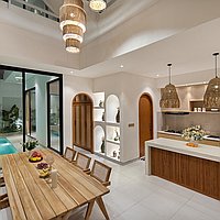 Three bedroom Balangan villa with breathtaking vistas. Villas in Bali for Sale: Vila di dalam Bukit West, Bali untuk 4,3 Miliar IDR. Leasehold. Pratinjau foto #9