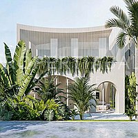 Modern Coastal Villas With Stunning Ocean Views In Ungasan. Villas in Bali for Sale: Вилла в Унгасан, Балиан за 18,9 млн. RUB. Leasehold. Предварительный просмотр фото #11