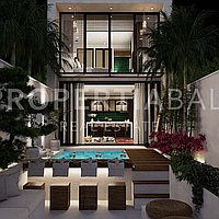 Modern Tropical Villa Project In Pecatu. Villas in Bali for Sale: Вилла в Улувату, Балиан за 10,9 млн. RUB. Leasehold. Предварительный просмотр фото #12