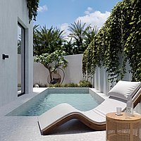 Modern tropical design 2-bedroom villa for 80-year lease. Villas in Bali for Sale: Вилла в Bukit South, Балиан за 382 тыс. USD. Leasehold. Предварительный просмотр фото #2