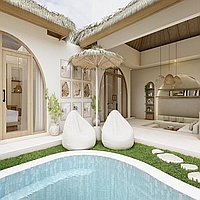 Charming 2-bedroom villa in Ungasan for lease. Villas in Bali for Sale: Вилла в Балиан за 16,6 млн. RUB. Leasehold. Предварительный просмотр фото #1