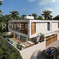 Amazing Modern Family Villa In Umalas. Villas in Bali for Sale: Вилла в Умалас, Балиан за 403 тыс. USD. Leasehold. Предварительный просмотр фото #3
