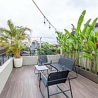 Stunning Mediterranean-Inspired Villa Near Canggu. Villas in Bali for Sale: Vila di dalam Bali untuk 4,9 Miliar IDR. Leasehold. Pratinjau foto #14