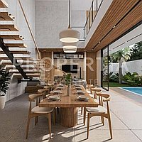 Luxurious Modern Villa Project Near Pererenan. Villas in Bali for Sale: Вилла в Балиан за 444 тыс. USD. Leasehold. Предварительный просмотр фото #2