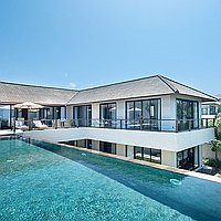 Four Bedroom Villa in a Tranquil Area of Uluwatu with Ocean Views and Infinity Pool. Villas in Bali for Sale: Vila di dalam Pandawa, Bali untuk 18,5 Miliar IDR. Freehold. Pratinjau foto #1