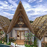 Charming One-Bedroom Mezzanine Style Villa Near the Beach in Bingin Area. Villas in Bali for Sale: Vila di dalam Pecatu, Bali untuk 2,1 Miliar IDR. Leasehold. Pratinjau foto #9