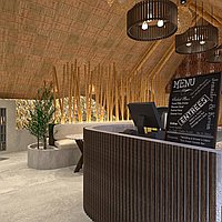 Charming One-Bedroom Mezzanine Style Villa Near the Beach in Bingin Area. Villas in Bali for Sale: Vila di dalam Pecatu, Bali untuk 2,1 Miliar IDR. Leasehold. Pratinjau foto #6