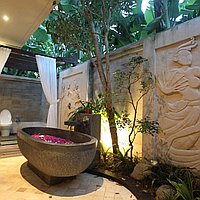 Tropical riverfront villa in Padang Galak, North of Sanur. Villas in Bali for Sale: Вилла в Санур, Балиан за 1185 тыс. USD. Freehold. Предварительный просмотр фото #5