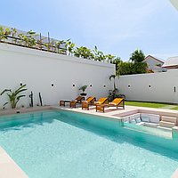 Brand-New Ultra-Modern 4-Bedroom Villa with a Huge Rooftop Terrace. Villas in Bali for Sale: Вилла в Санур, Балиан за 420 тыс. USD. Leasehold. Предварительный просмотр фото #1
