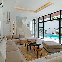 Brand-New Ultra-Modern 4-Bedroom Villa with a Huge Rooftop Terrace. Villas in Bali for Sale: Вилла в Санур, Балиан за 420 тыс. USD. Leasehold. Предварительный просмотр фото #4