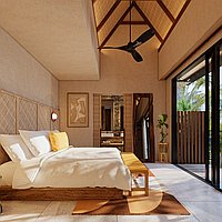 Off-plan stylish one bedroom villa in Petitenget. Villas in Bali for Sale: Вилла в Семиньяк, Балиан за 219 тыс. USD. Leasehold. Предварительный просмотр фото #6