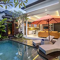 Two-Bedroom Gated estate Villa in Seminyak. Villas in Bali for Sale: Vila di dalam Seminyak, Bali untuk 4,8 Miliar IDR. Leasehold. Pratinjau foto #7