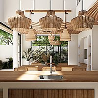 Luxurious Tropical Mediterranean Three-Bedroom Villa with Jacuzzi, Steps from Tranquil Seseh Beach. Villas in Bali for Sale: Вилла в Сесех, Балиан за 432 тыс. USD. Leasehold. Предварительный просмотр фото #4