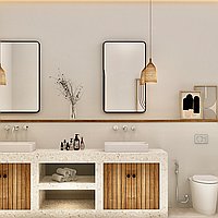 Luxurious Tropical Mediterranean Three-Bedroom Villa with Jacuzzi, Steps from Tranquil Seseh Beach. Villas in Bali for Sale: Вилла в Сесех, Балиан за 432 тыс. USD. Leasehold. Предварительный просмотр фото #11