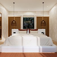 Two Units of Two-Bedroom Modern Tropical Villas in Growing Areas of Seseh. Villas in Bali for Sale: Вилла в Сесех, Балиан за 220 тыс. USD. Leasehold. Предварительный просмотр фото #6