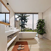 Two Units of Two-Bedroom Modern Tropical Villas in Growing Areas of Seseh. Villas in Bali for Sale: Вилла в Сесех, Балиан за 220 тыс. USD. Leasehold. Предварительный просмотр фото #9