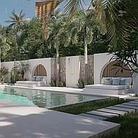 Serene mediterranean 4-bedroom villa with rice field views in Kaba-kaba. Villas in Bali for Sale: Вилла в Табанан, Балиан за 36,8 млн. RUB. Leasehold. Предварительный просмотр фото #2