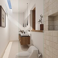 Serene mediterranean 4-bedroom villa with rice field views in Kaba-kaba. Villas in Bali for Sale: Vila di dalam Tabanan, Bali untuk 8 Miliar IDR. Leasehold. Pratinjau foto #14