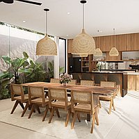 Serene mediterranean 4-bedroom villa with rice field views in Kaba-kaba. Villas in Bali for Sale: Vila di dalam Tabanan, Bali untuk 8 Miliar IDR. Leasehold. Pratinjau foto #6