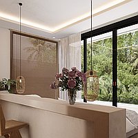 Serene mediterranean 4-bedroom villa with rice field views in Kaba-kaba. Villas in Bali for Sale: Vila di dalam Tabanan, Bali untuk 8 Miliar IDR. Leasehold. Pratinjau foto #13