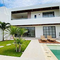 Charming 2-bedroom Mediterranean villa near Pangkung Tibah beach. Villas in Bali for Sale: Vila di dalam Tabanan, Bali untuk 2,6 Miliar IDR. Leasehold. Pratinjau foto #1