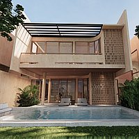 Three-Bedroom Contemporary Villas with Cutting-Edge Design at Serene Nyanyi Beach. Villas in Bali for Sale: Вилла в Табанан, Балиан за 285 тыс. USD. Freehold. Предварительный просмотр фото #1