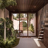 A Choice of Two Brand New Two-Bedroom Villas with Unique Aesthetics in Tabanan. Villas in Bali for Sale: Вилла в Табанан, Балиан за 225 тыс. USD. Leasehold. Предварительный просмотр фото #2