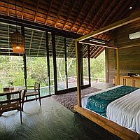 One bedroom villa with jungle view in Ubud. Villas in Bali for Sale: Вилла в Убуд, Балиан за 219 тыс. USD. Freehold. Предварительный просмотр фото #4