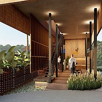 One bedroom villa with jungle view in Ubud. Villas in Bali for Sale: Вилла в Убуд, Балиан за 17,2 млн. RUB. Freehold. Предварительный просмотр фото #10