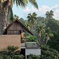 One bedroom villa with jungle view in Ubud. Villas in Bali for Sale: Вилла в Убуд, Балиан за 219 тыс. USD. Freehold. Предварительный просмотр фото #2