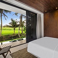 Spectacular rice field view villa in Sayan, Ubud. Villas in Bali for Sale: Вилла в Убуд, Балиан за 311 тыс. USD. Leasehold. Предварительный просмотр фото #2