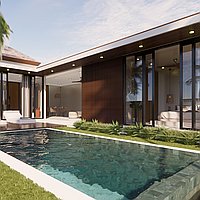 Six Units of One and Two-Bedroom Villas with Delightful Designs in Ubud. Villas in Bali for Sale: Вилла в Убуд, Балиан за 169 тыс. USD. Leasehold. Предварительный просмотр фото #1