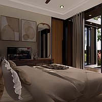 Six Units of One and Two-Bedroom Villas with Delightful Designs in Ubud. Villas in Bali for Sale: Вилла в Убуд, Балиан за 169 тыс. USD. Leasehold. Предварительный просмотр фото #7