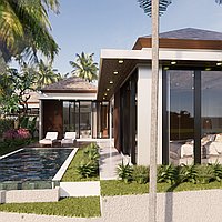 Six Units of One and Two-Bedroom Villas with Delightful Designs in Ubud. Villas in Bali for Sale: Вилла в Убуд, Балиан за 169 тыс. USD. Leasehold. Предварительный просмотр фото #11