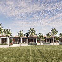 Six Units of One and Two-Bedroom Villas with Delightful Designs in Ubud. Villas in Bali for Sale: Вилла в Убуд, Балиан за 169 тыс. USD. Leasehold. Предварительный просмотр фото #1