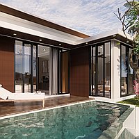 Six Units of One and Two-Bedroom Villas with Delightful Designs in Ubud. Villas in Bali for Sale: Вилла в Убуд, Балиан за 169 тыс. USD. Leasehold. Предварительный просмотр фото #9