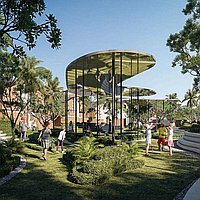 Three bedrooms gated estate villa in Ubud. Villas in Bali for Sale: Вилла в Убуд, Балиан за 747 тыс. USD. Freehold. Предварительный просмотр фото #9