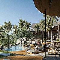 Three bedrooms gated estate villa in Ubud. Villas in Bali for Sale: Вилла в Убуд, Балиан за 747 тыс. USD. Freehold. Предварительный просмотр фото #8