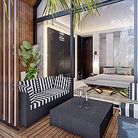 Limited Two-Bedroom Luxury Villa in Tropical Ubud. Villas in Bali for Sale: Вилла в Убуд, Балиан за 209 тыс. USD. Leasehold. Предварительный просмотр фото #7