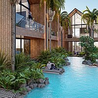 Limited Two-Bedroom Luxury Villa in Tropical Ubud. Villas in Bali for Sale: Вилла в Убуд, Балиан за 209 тыс. USD. Leasehold. Предварительный просмотр фото #1