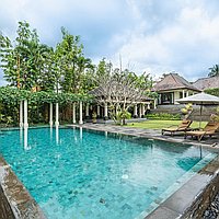 Elegant estate surrounded by rice field Keliki in North of Ubud. Villas in Bali for Sale: Vila di dalam Ubud, Bali untuk 27 Miliar IDR. Freehold. Pratinjau foto #16