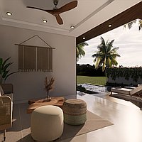 Rice field view 2-bedroom leasehold villa in Ubud. Villas in Bali for Sale: Вилла в Убуд, Балиан за 174 тыс. USD. Leasehold. Предварительный просмотр фото #2