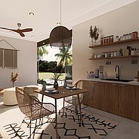 Rice field view 2-bedroom leasehold villa in Ubud. Villas in Bali for Sale: Вилла в Убуд, Балиан за 174 тыс. USD. Leasehold. Предварительный просмотр фото #3