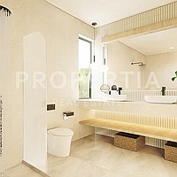 Exquisite Modern Tropical Villa In Uluwatu. Villas in Bali for Sale: Vila di dalam Uluwatu, Bali untuk 4,9 Miliar IDR. Leasehold. Pratinjau foto #13
