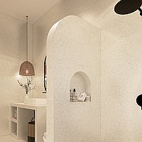 Three-Bedroom Mediterranean-Style Freehold Villa Near Uluwatu. Villas in Bali for Sale: Вилла в Улувату, Балиан за 267 тыс. USD. Freehold. Предварительный просмотр фото #9