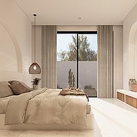 Three-Bedroom Mediterranean-Style Freehold Villa Near Uluwatu. Villas in Bali for Sale: Вилла в Улувату, Балиан за 267 тыс. USD. Freehold. Предварительный просмотр фото #4