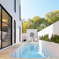 Three-Bedroom Mediterranean-Style Freehold Villa Near Uluwatu. Villas in Bali for Sale: Вилла в Улувату, Балиан за 267 тыс. USD. Freehold. Предварительный просмотр фото #11