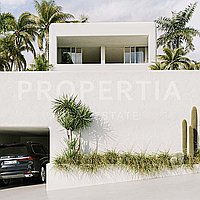 Exquisite Modern Tropical Minimalist Freehold Villas In Pecatu. Villas in Bali for Sale: Вилла в Улувату, Балиан за 5,8 млрд. IDR. Freehold. Предварительный просмотр фото #14