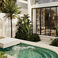 Brand New 1-Bedroom Villas in Uluwatu, Double-Storey, Close to the  Beach. Villas in Bali for Sale: Вилла в Улувату, Балиан за 185 тыс. USD. Leasehold. Предварительный просмотр фото #1